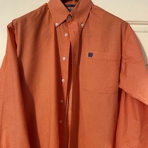 Mens Cinch Shirt Orange